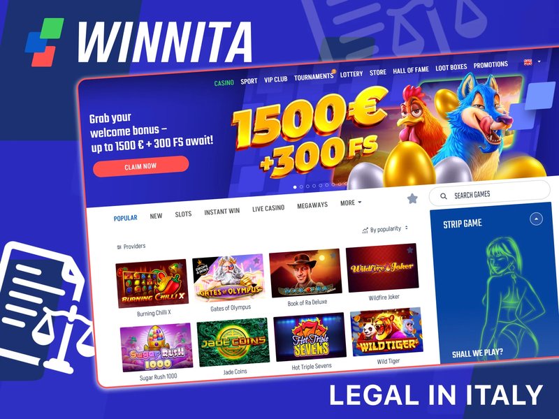 L'Italia è una delle prime nazioni per l'espansione dei giochi online, winnita casinò
